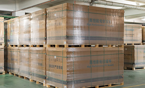 Embalaje de paneles solares Producto terminado