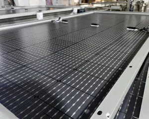 Solar panel production